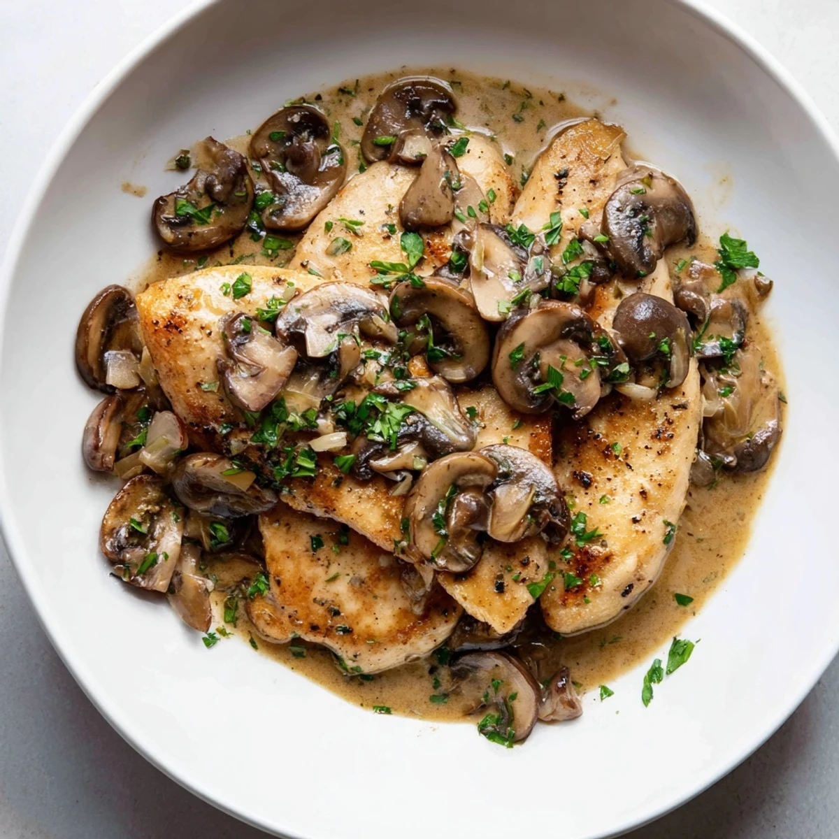 Chicken Marsala with Mushrooms