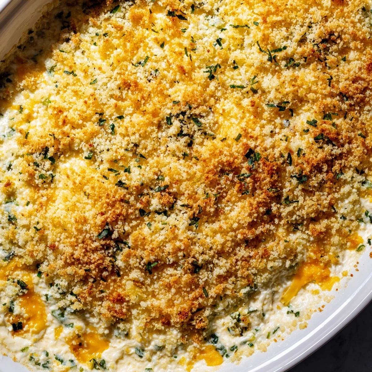 Hot Super Bowl Jalapeño Popper Dip, a warm appetizer with melty cheddar and Monterey Jack, perfect for game day.