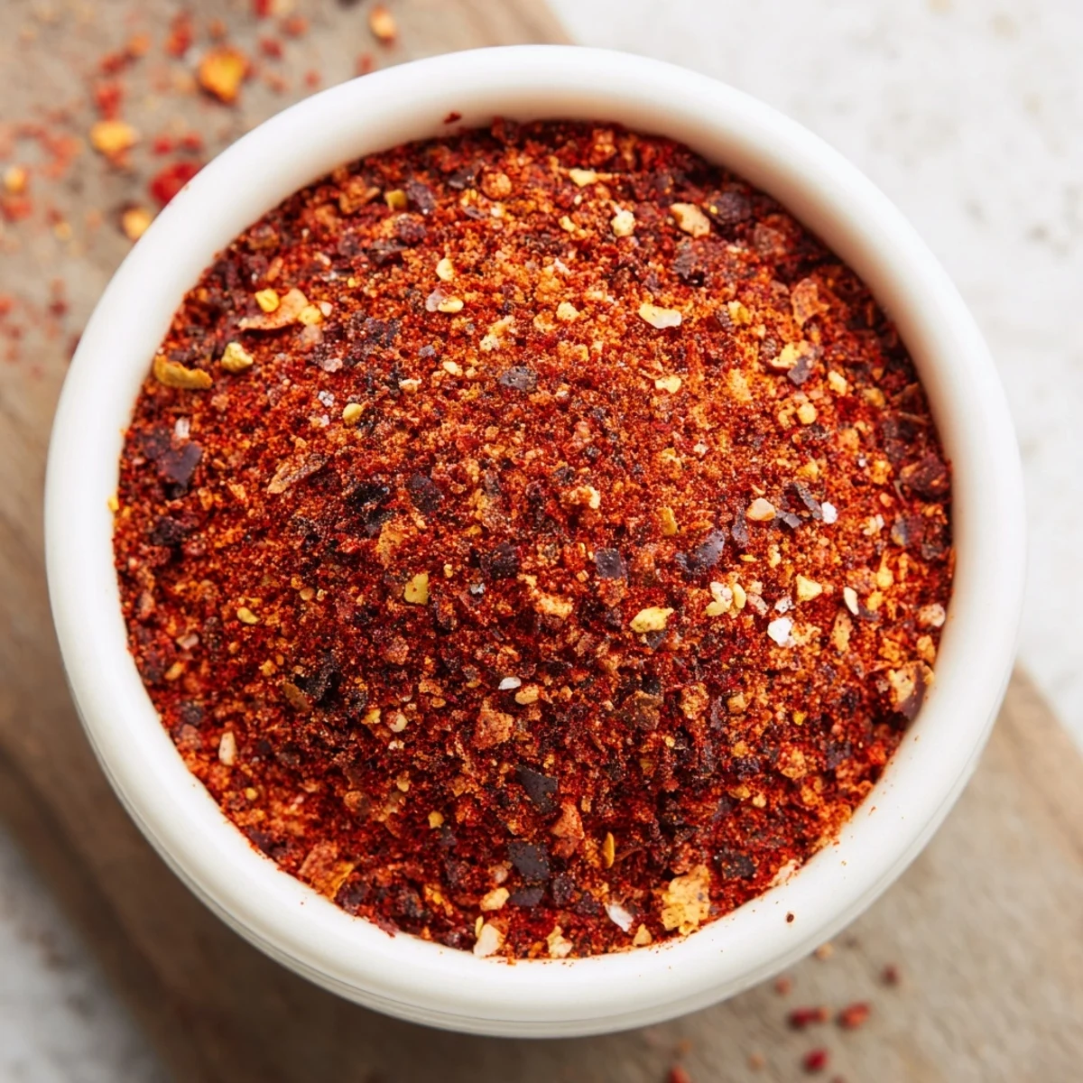Easy homemade taco seasoning mix blended in an airtight container with measuring spoon, ready to season beef or veggies for dinner.