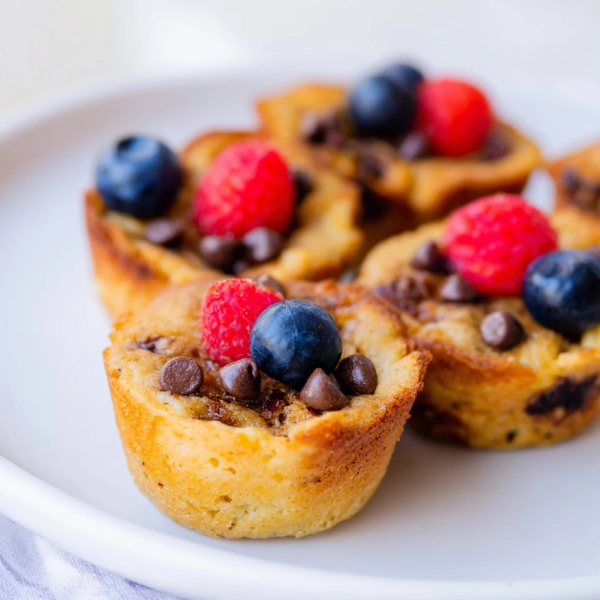 Golden Protein French Toast Muffins cooling on a wire rack, packed with high-protein ingredients for a healthy on-the-go snack.