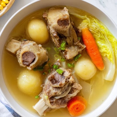 Filipino Bulalo Beef Shank Soup