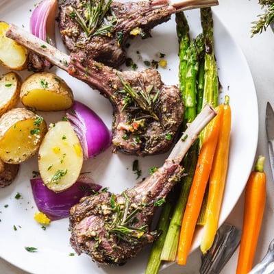 Easter Dinner Sheet Pan Lamb