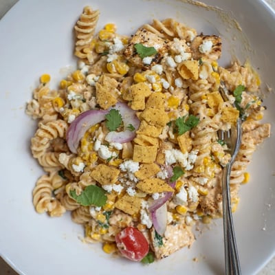 Mexican Street Corn Chicken Pasta